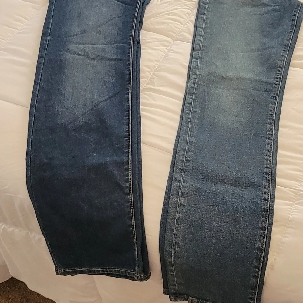 2 Pairs Old Navy Jeans size 16 1 Straight & 1 Skinny nwt. Girls sz tween